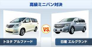 誰をも魅了する高級ミニバン、トヨタ アルファード、日産 エルグランドの試乗レビュー比較です。